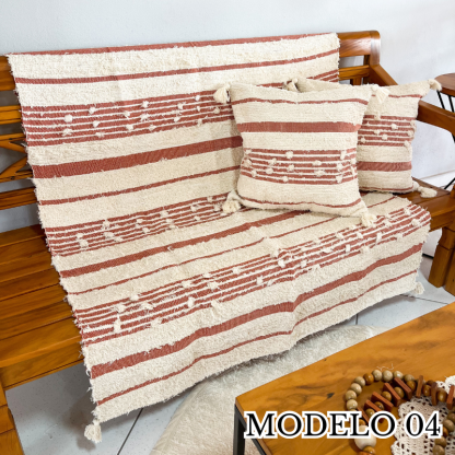 KIT Capa de almofada + Manta de sofá BOHO - Image 4