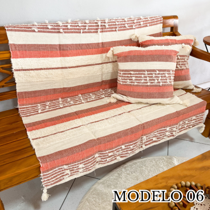 KIT Capa de almofada + Manta de sofá BOHO - Image 6