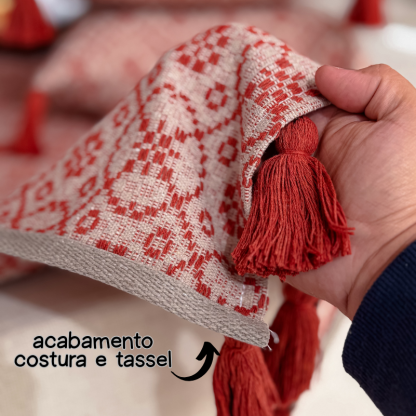 Kit 1 Peseira + 2 Capa de Almofada VAZIA | REPASSO | Artesanato Quarto Cama Posta - Image 3
