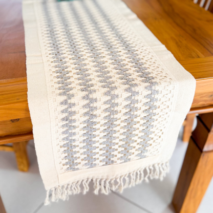 Caminho de Mesa Algodão com Aplique em Crochê 40x2m - Image 5