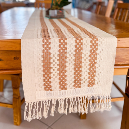 Caminho de Mesa Algodão com Aplique em Crochê 40x2m - Image 7