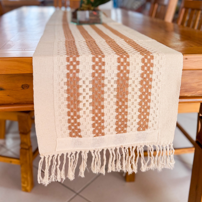 Caminho de Mesa Algodão com Aplique em Crochê 40x2m - Image 8